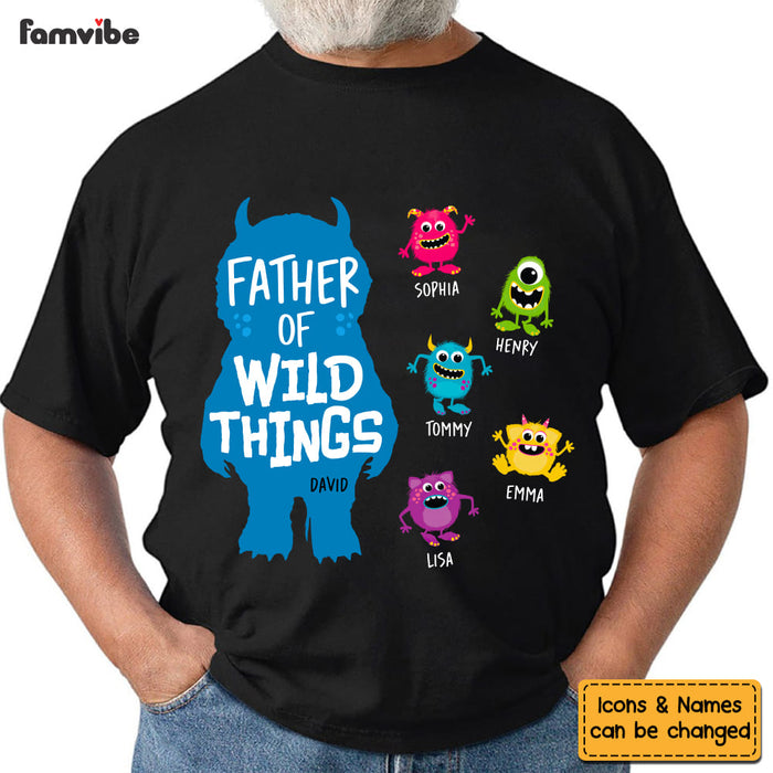 Personalized Gift Father Of Wild Things Shirt - Hoodie - Sweatshirt 25085 1