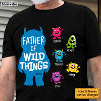 Personalized Gift Father Of Wild Things Shirt - Hoodie - Sweatshirt 25085 thumb 1