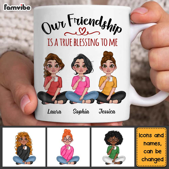 Personalized Gift For Friends Friendship Blessing Mug 25090 1