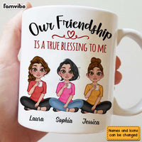 Personalized Gift For Friends Friendship Blessing Mug 25090 thumb 1
