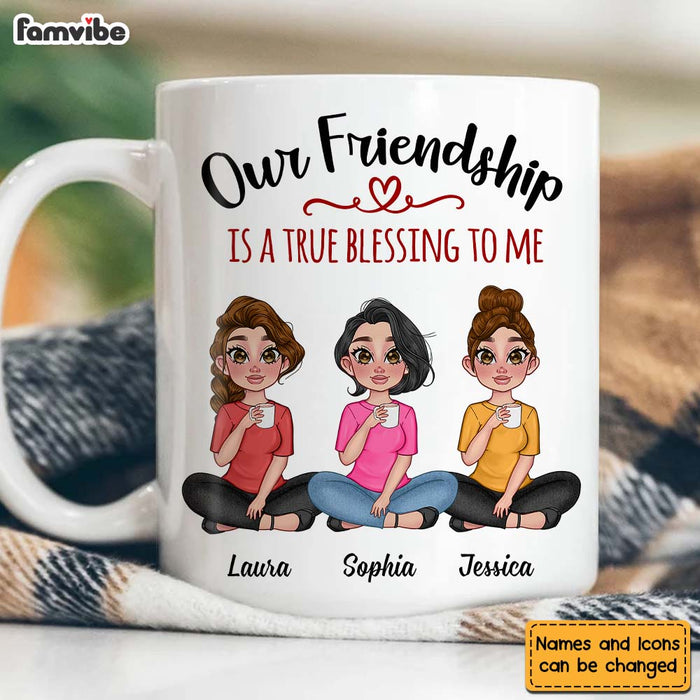Personalized Gift For Friends Friendship Blessing Mug 25090 1
