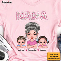 Personalized Grandma Embroidered Shirt - Hoodie - Sweatshirt 25092 thumb 1