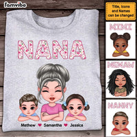Personalized Grandma Embroidered Shirt - Hoodie - Sweatshirt 25092 thumb 1