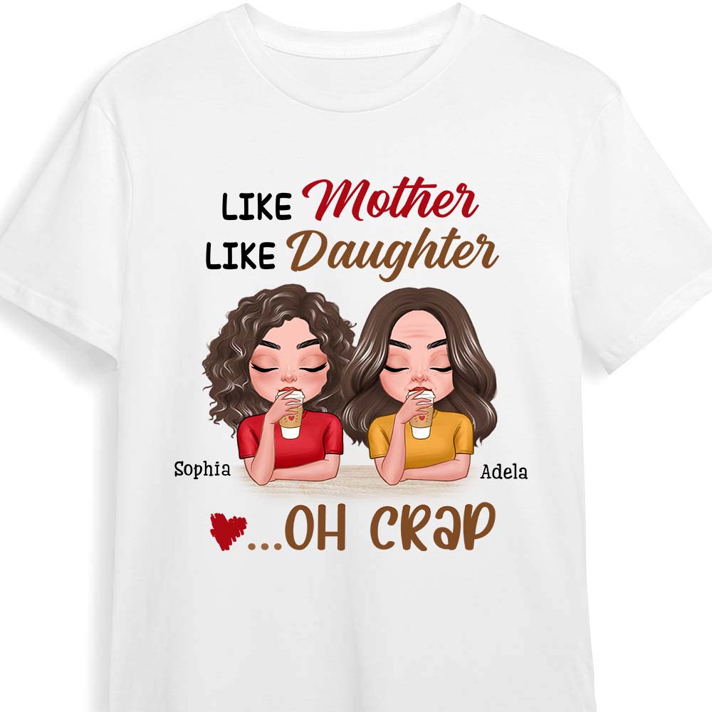 Personalized Gift Like Mother Like Daughter Shirt Hoodie Sweatshirt 23261 25094 Primary Mockup