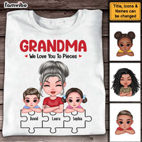 Personalized Gift For Grandma We Love You To Pieces Shirt - Hoodie - Sweatshirt 25095 thumb 1