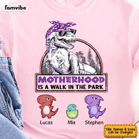 Personalized Motherhood Dinosaur Shirt - Hoodie - Sweatshirt 25096 thumb 1