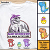Personalized Motherhood Dinosaur Shirt - Hoodie - Sweatshirt 25096 1