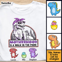 Personalized Motherhood Dinosaur Shirt - Hoodie - Sweatshirt 25096 thumb 1