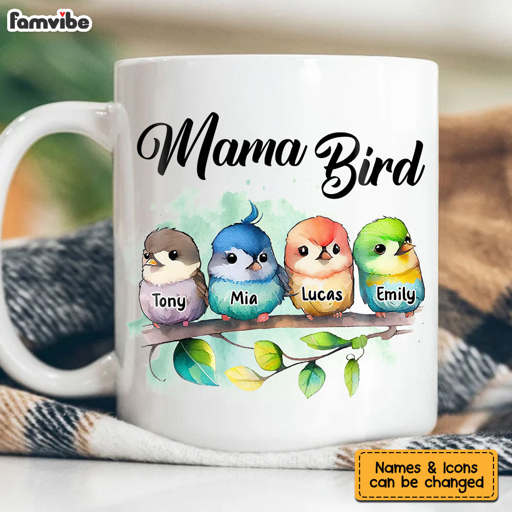 Personalized Mama Bird Mug 25100 Primary Mockup
