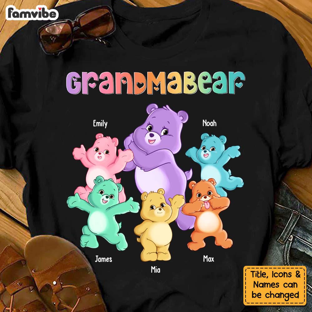 Personalized Grandma Bear Shirt Hoodie Sweatshirt 25104 Primary Mockup
