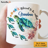 Personalized Grandma Turtle Mug 25106 thumb 1