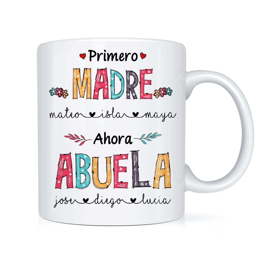 Personalized Grandma Abuela Spanish Mug AP264 30O58 Primary Mockup