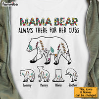 Personalized Gift For Mom Mama Bear Wildflowers Shirt - Hoodie - Sweatshirt 25109 thumb 1