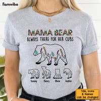 Personalized Gift For Mom Mama Bear Wildflowers Shirt - Hoodie - Sweatshirt 25109 thumb 1