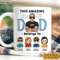 Personalized This Amazing Dad Belongs To Mug 25112 thumb 1
