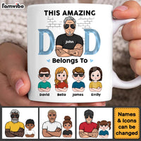 Personalized This Amazing Dad Belongs To Mug 25112 thumb 1