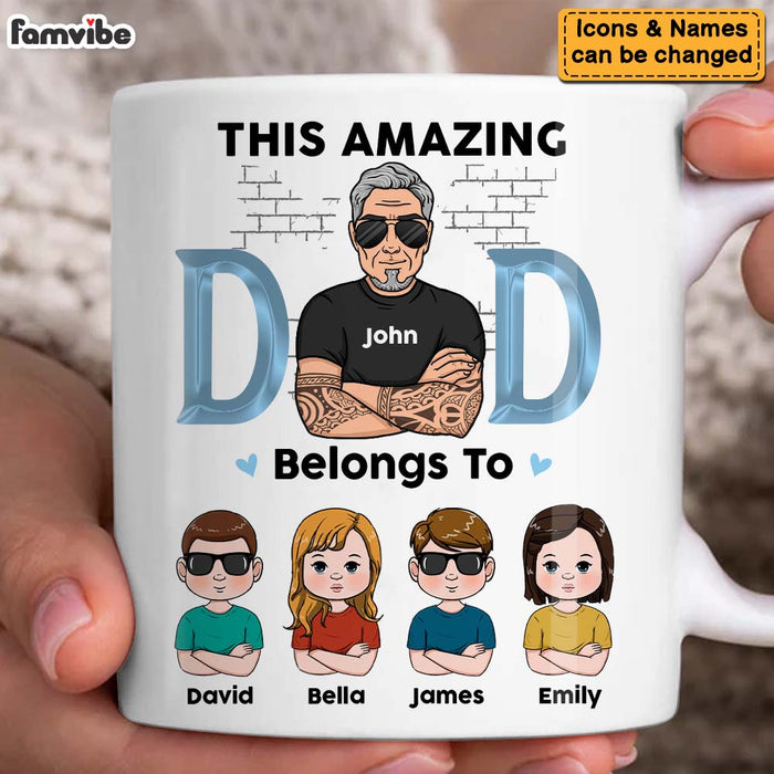 Personalized This Amazing Dad Belongs To Mug 25112 1