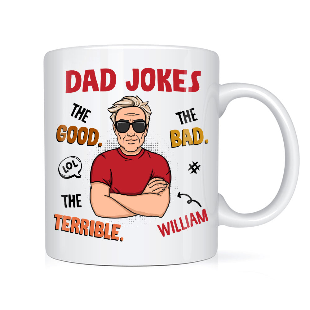 Personalized Gift Dad Jokes Mug 25113 Primary Mockup
