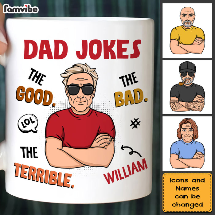 Personalized Gift Dad Jokes Mug 25113 1