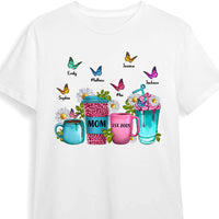 Personalized Gift For Mom Coffee Cups With Daisies Shirt - Hoodie - Sweatshirt 25114 thumb 1