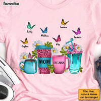 Personalized Gift For Mom Coffee Cups With Daisies Shirt - Hoodie - Sweatshirt 25114 thumb 1