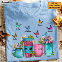 Personalized Gift For Mom Coffee Cups With Daisies Shirt - Hoodie - Sweatshirt 25114 thumb 1