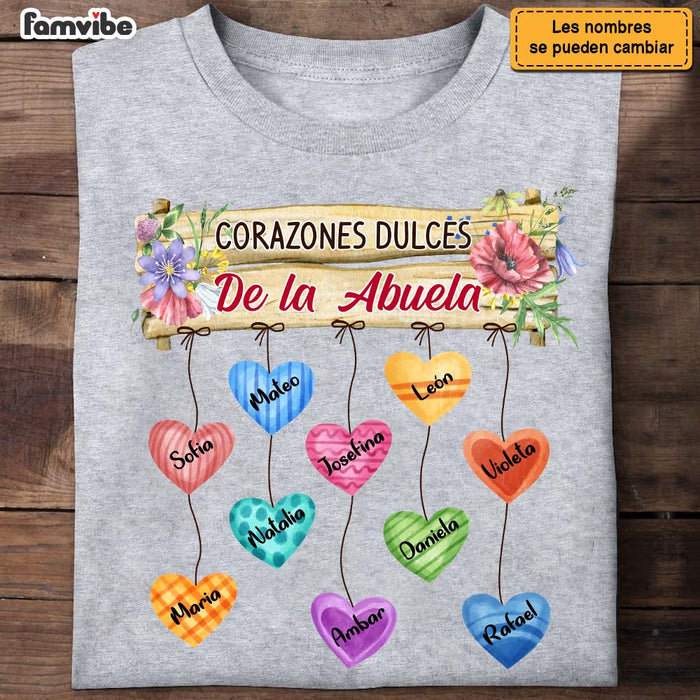 Personalized Gift Grandma Abuela Spanish Shirt - Hoodie - Sweatshirt 25116 1