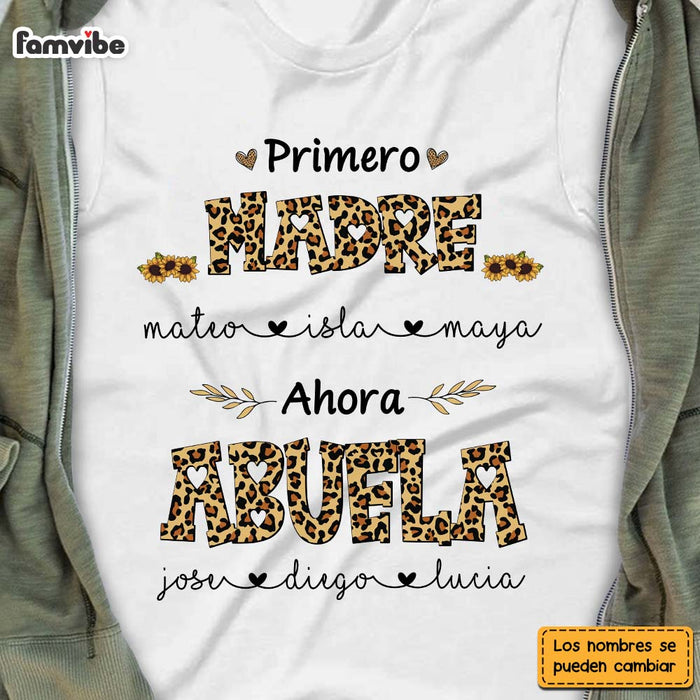 Personalized Abuela Spanish Leopard Shirt - Hoodie - Sweatshirt 25127 1