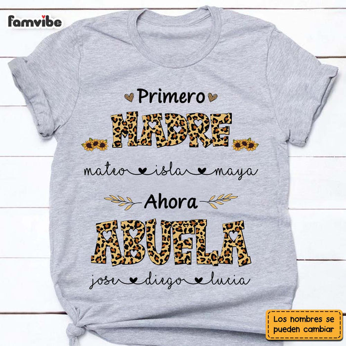 Personalized Abuela Spanish Leopard Shirt - Hoodie - Sweatshirt 25127 1