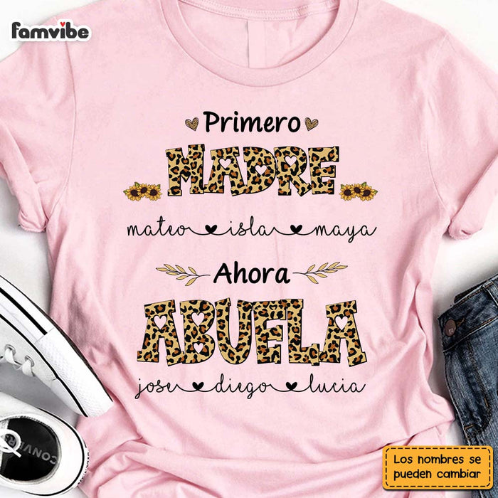 Personalized Abuela Spanish Leopard Shirt - Hoodie - Sweatshirt 25127 1