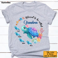 Personalized Blessed To Be Called Grandma Sea Animals Shirt - Hoodie - Sweatshirt 25133 thumb 1