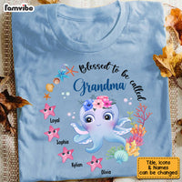 Personalized Blessed To Be Called Grandma Sea Animals Shirt - Hoodie - Sweatshirt 25133 thumb 1