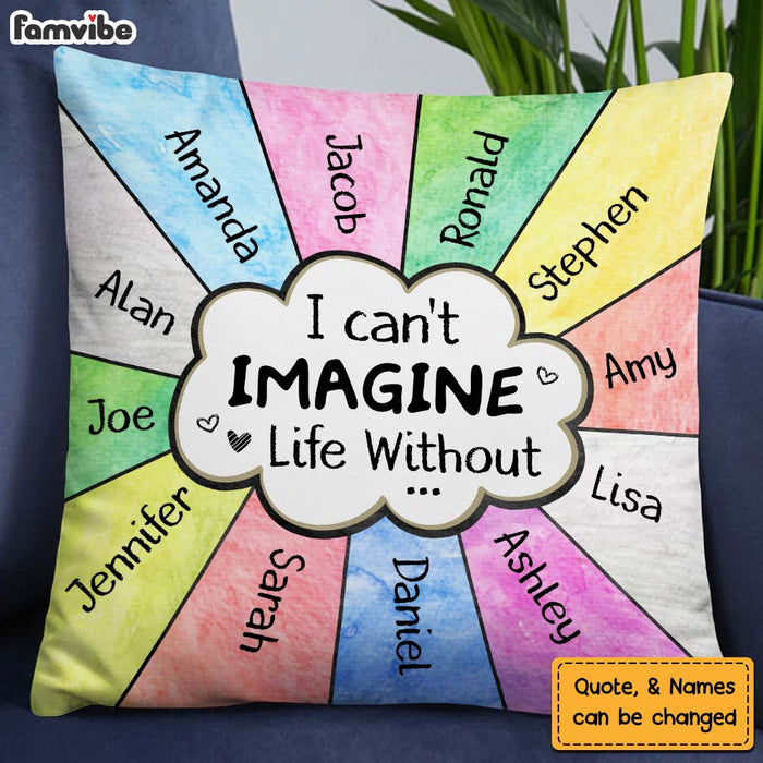 Personalized Gift I Can't Imagine Life Without Pillow 25142 1