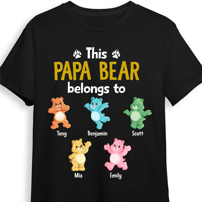 Personalized Gift For Grandpa Papa Bear Shirt - Hoodie - Sweatshirt 25151 1