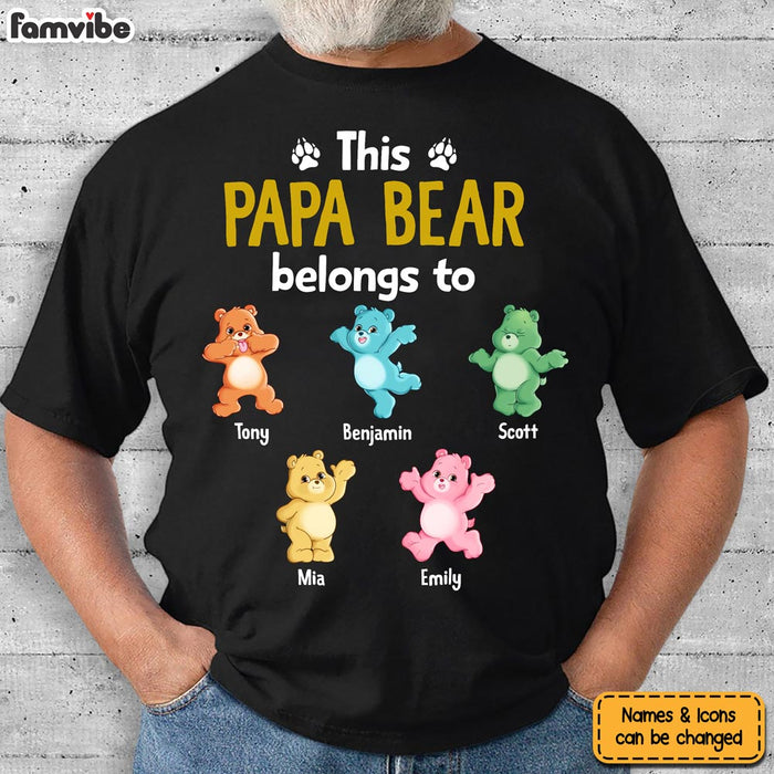 Personalized Gift For Grandpa Papa Bear Shirt - Hoodie - Sweatshirt 25151 1