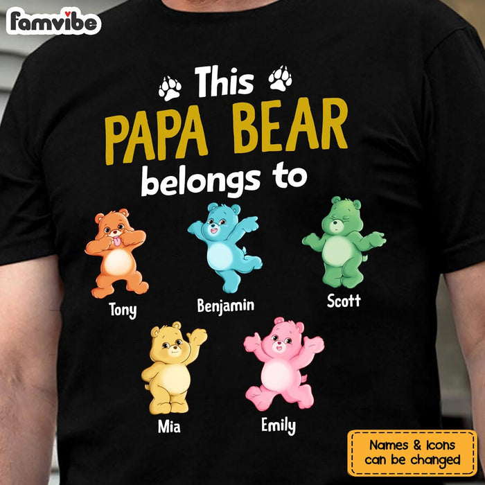 Personalized Gift For Grandpa Papa Bear Shirt - Hoodie - Sweatshirt 25151 1