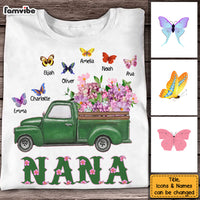 Personalized Gift For Grandma Nana Truck And Flowers Shirt - Hoodie - Sweatshirt 25155 thumb 1