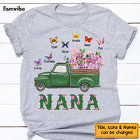 Personalized Gift For Grandma Nana Truck And Flowers Shirt - Hoodie - Sweatshirt 25155 thumb 1