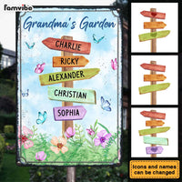 Personalized Gift Grandma's Garden Metal Sign 25158 thumb 1