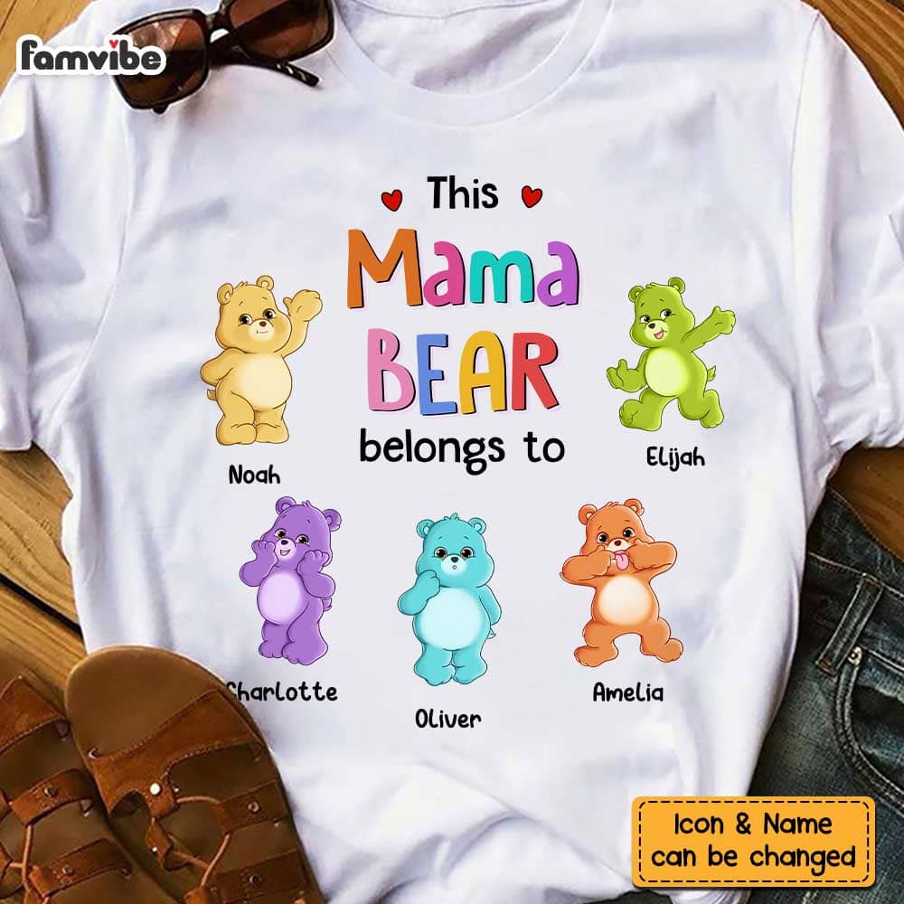 Personalized This Mama Bear Belongs To Shirt Hoodie Sweatshirt 25161 Primary Mockup