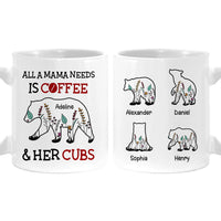 Personalized Mama Bear All She Needs Wildflowers Mug 25162 thumb 1