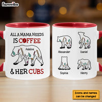 Personalized Mama Bear All She Needs Wildflowers Mug 25162 thumb 1
