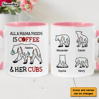 Personalized Mama Bear All She Needs Wildflowers Mug 25162 thumb 1