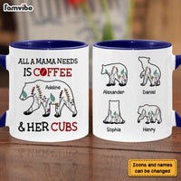 Personalized Mama Bear All She Needs Wildflowers Mug 25162 thumb 1