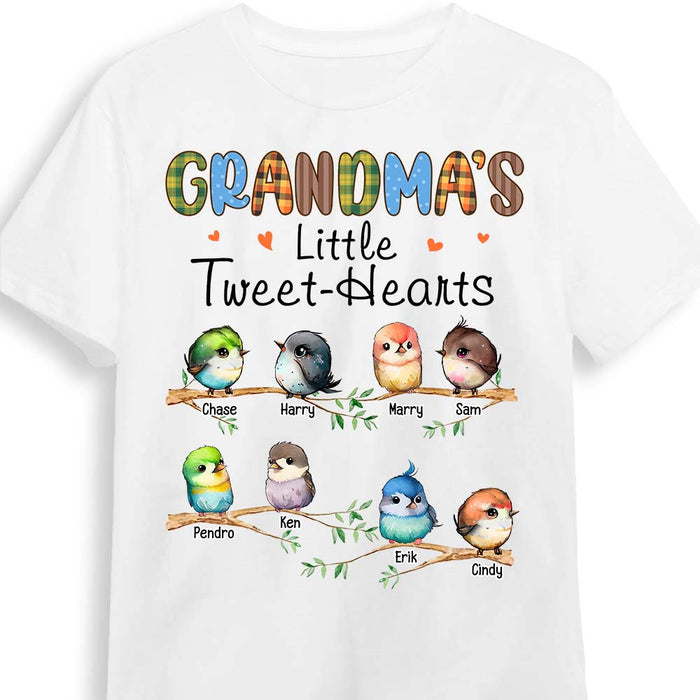 Personalized Grandma's Little Tweet-Hearts Shirt - Hoodie - Sweatshirt 25165 1