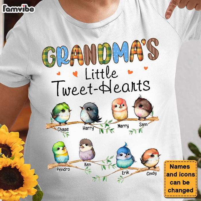 Personalized Grandma's Little Tweet-Hearts Shirt - Hoodie - Sweatshirt 25165 1