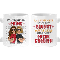 Personalized Gift For Friends Partner In Crime Mug 25167 thumb 1