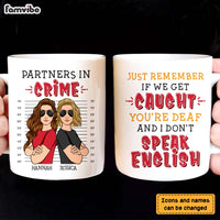 Personalized Gift For Friends Partner In Crime Mug 25167 thumb 1