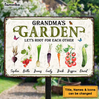 Personalized Grandma Fresh Garden Metal Sign 25170 thumb 1
