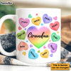 Personalized Hologram Grandma Hearts Mug 25171 1